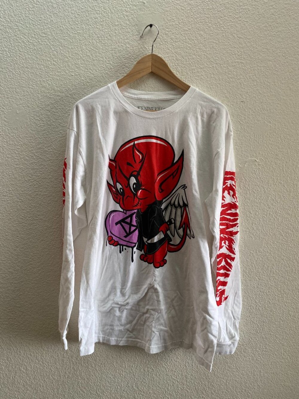 Ice Nine Kills Long Sleeve Shirt Large Metal Band Tour Nightmare On The Ninth